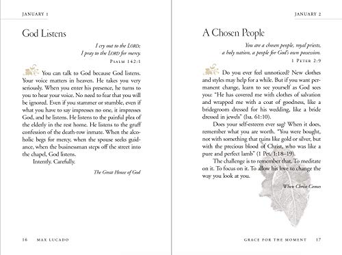 Grace for the Moment: Inspirational Thoughts for Each Day of the Year: 1: Inspirational Thoughts for Each Day of the Year (A 365-day Devotional)