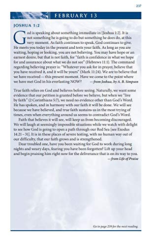 NIV Streams in the Desert Bible: 365 Thirst-Quenching Devotions Hardcover