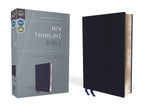 NIV, Thinline Bible, Bonded Leather, Navy, Red Letter Edition: New International Version, Navy, Bonded Leather, Thin line, Red Letter Bonded Leather