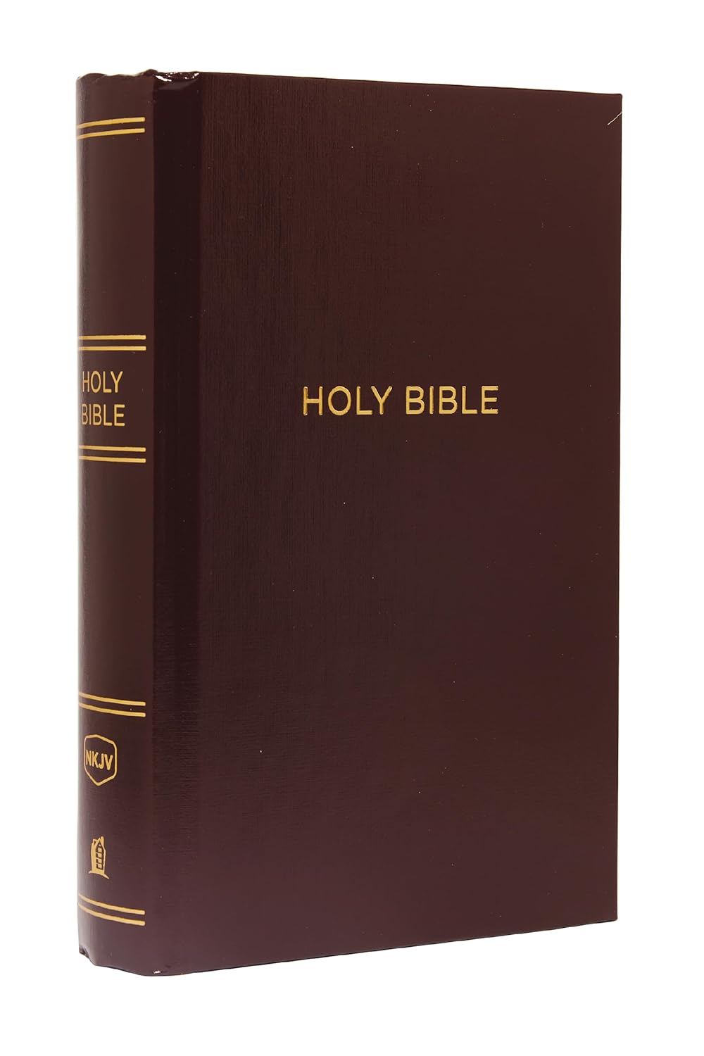 NKJV, Pew Bible, Large Print, Hardcover, Burgundy, Red Letter, Comfort Print Hardcover