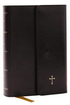 KJV Compact Bible w/ 43: King James Version, Black, Leatherflex with Snap Closure, Red Letter, Comfort Print Imitation