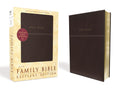 Holy Bible: New International Version Burgundy Italian Duo-Tone Keepsake Edition Family Bible Imitation Leather – Large Print