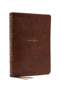 NRSV, Catholic Bible, Thin line Edition, Leather soft, Brown, Comfort Print Imitation