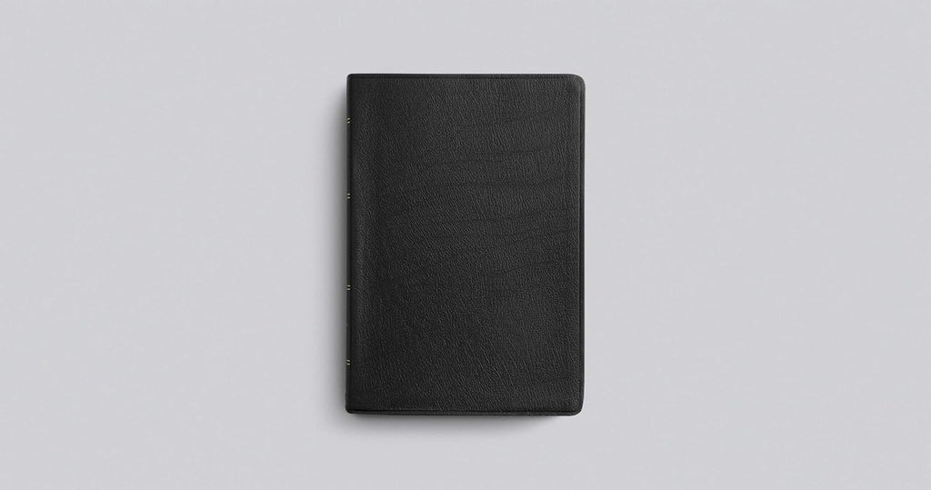 The Holy Bible: English Standard Version, Black, Genuine Leather, Wide Margin Bible Leather Bound