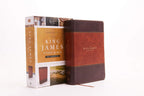 KJV, The King James Study Bible, Leather soft, Brown, Red Letter, Full-Color Edition: Holy Bible, King James Version Imitation Leather