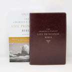 Kjv, Charles F. Stanley Life Principles Bible, 2nd Edition, Leathersoft, Burgundy, Indexed, Comfort Print: Growing in Knowledge and Understanding of God Through His Word Imitation Leather