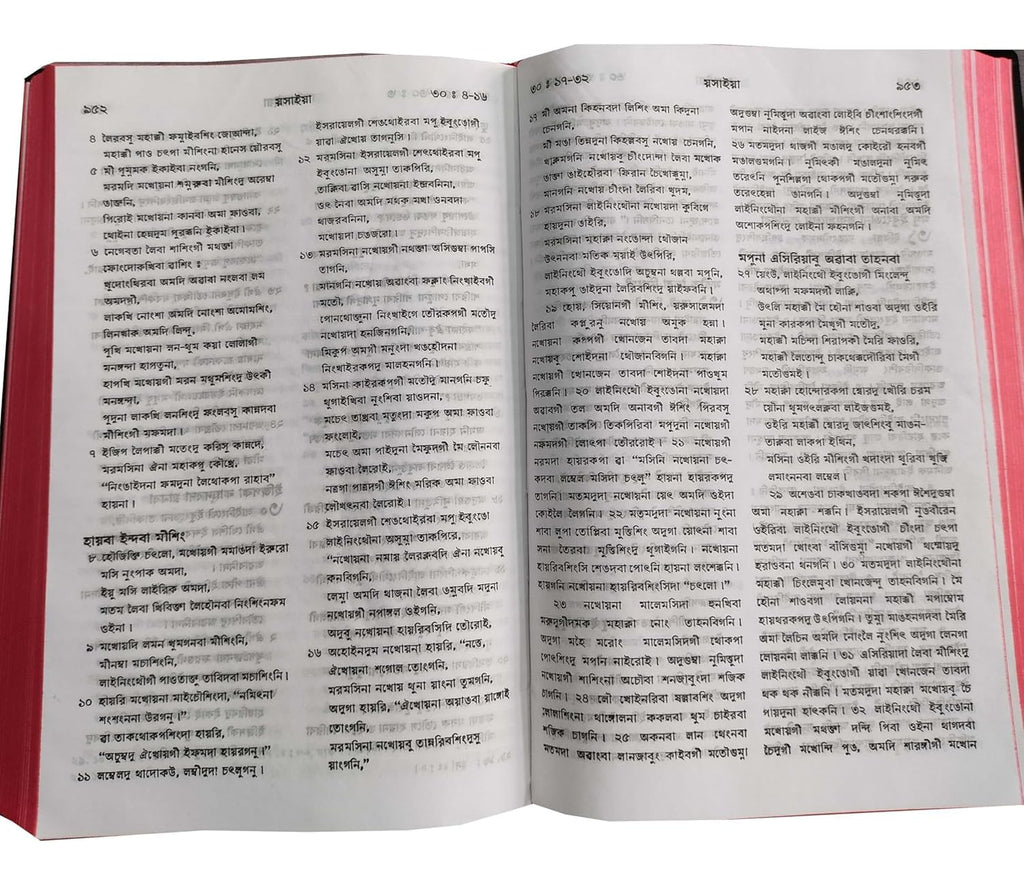 Manipuri Bible NEW -  Reference Bible Contains old and New Testament BSI