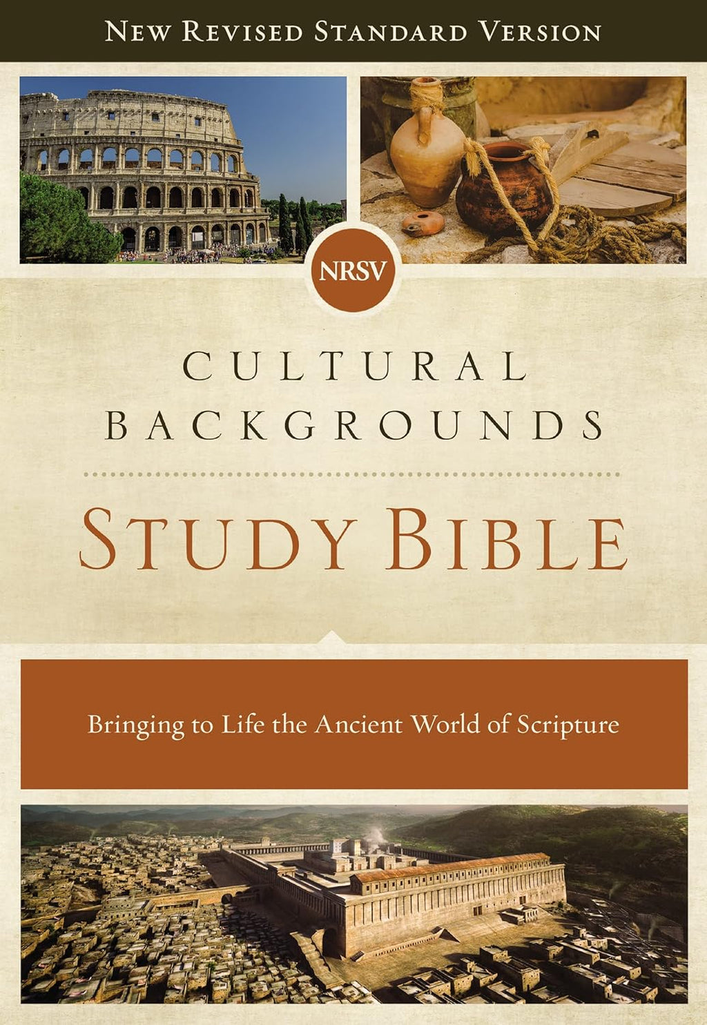 NRSV, Cultural Backgrounds Study Bible, Hardcover, Comfort Print Hardcover - some papers missing