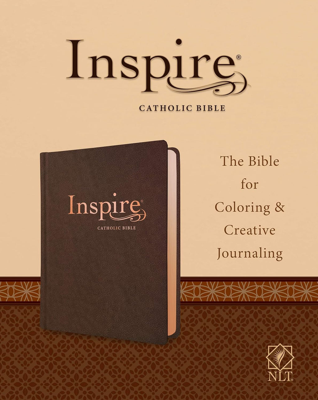 Inspire Catholic Bible NLT (Leatherlike, Dark Brown) Imitation Leather