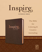 Inspire Catholic Bible NLT (Leatherlike, Dark Brown) Imitation Leather