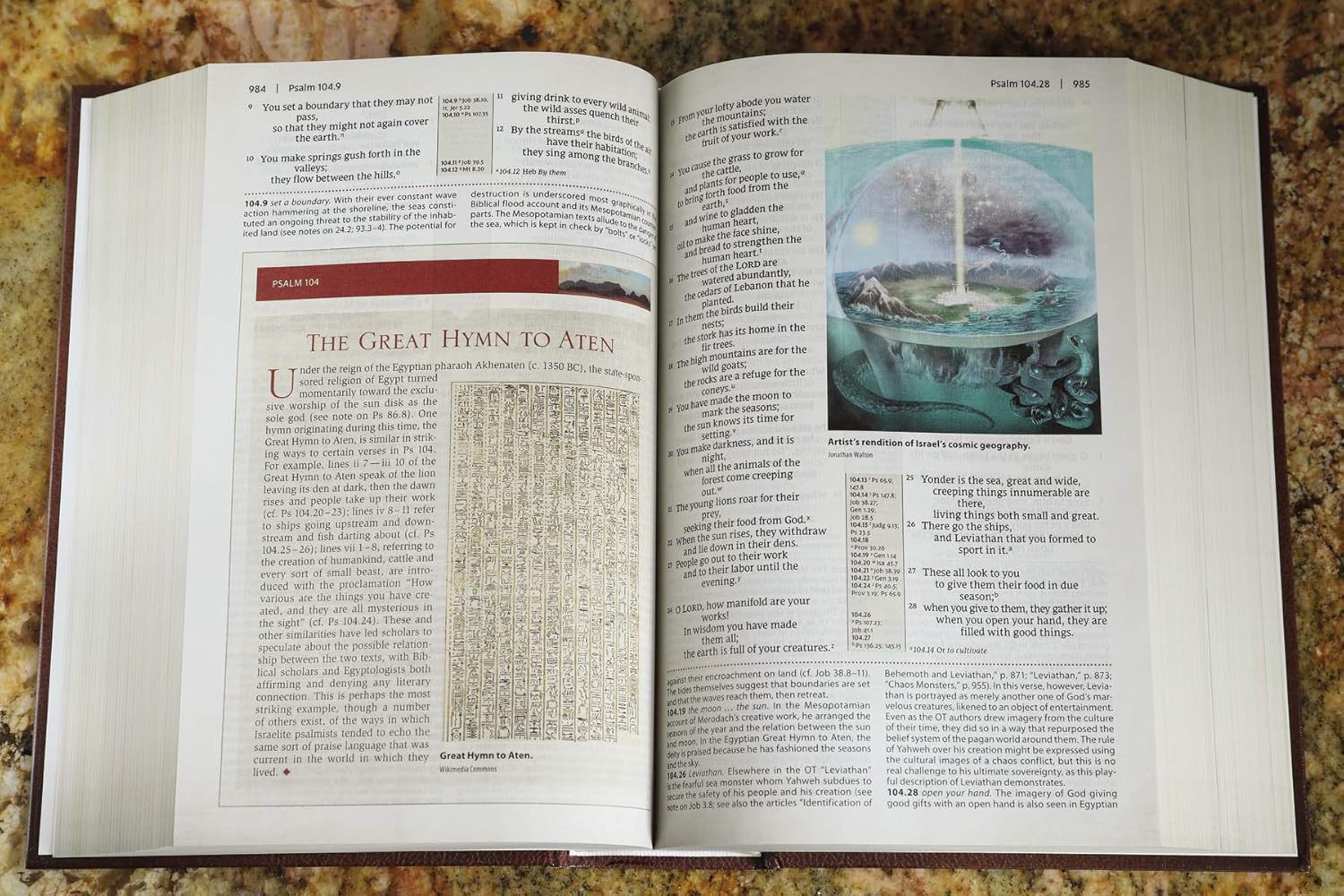 NRSV, Cultural Backgrounds Study Bible, Hardcover, Comfort Print Hardcover - some papers missing