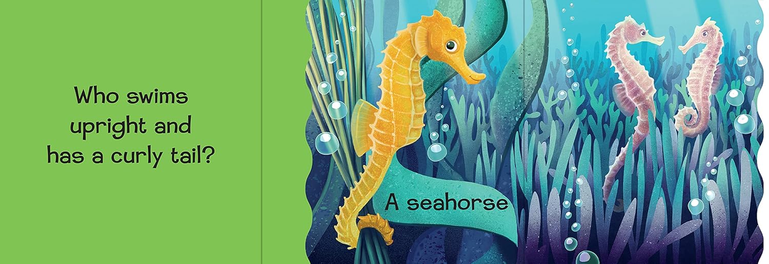 Who's Playing in the Ocean?: Interactive Lift-the-flap - kids1
