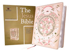 The Jesus Bible Artist Edition: English Standard Version, Light Peach Floral, Leather soft, Sixty-Six Books. One Story. All About One Name., Imitation Leather