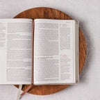 The NET, Abide Bible, Cloth over Board, Blue, Comfort Print: Holy Bible Hardcover