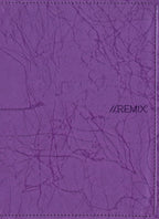 Message//Remix, The: The Bible in Contemporary Language: Purple Swirl Leather-Look Imitation Leather