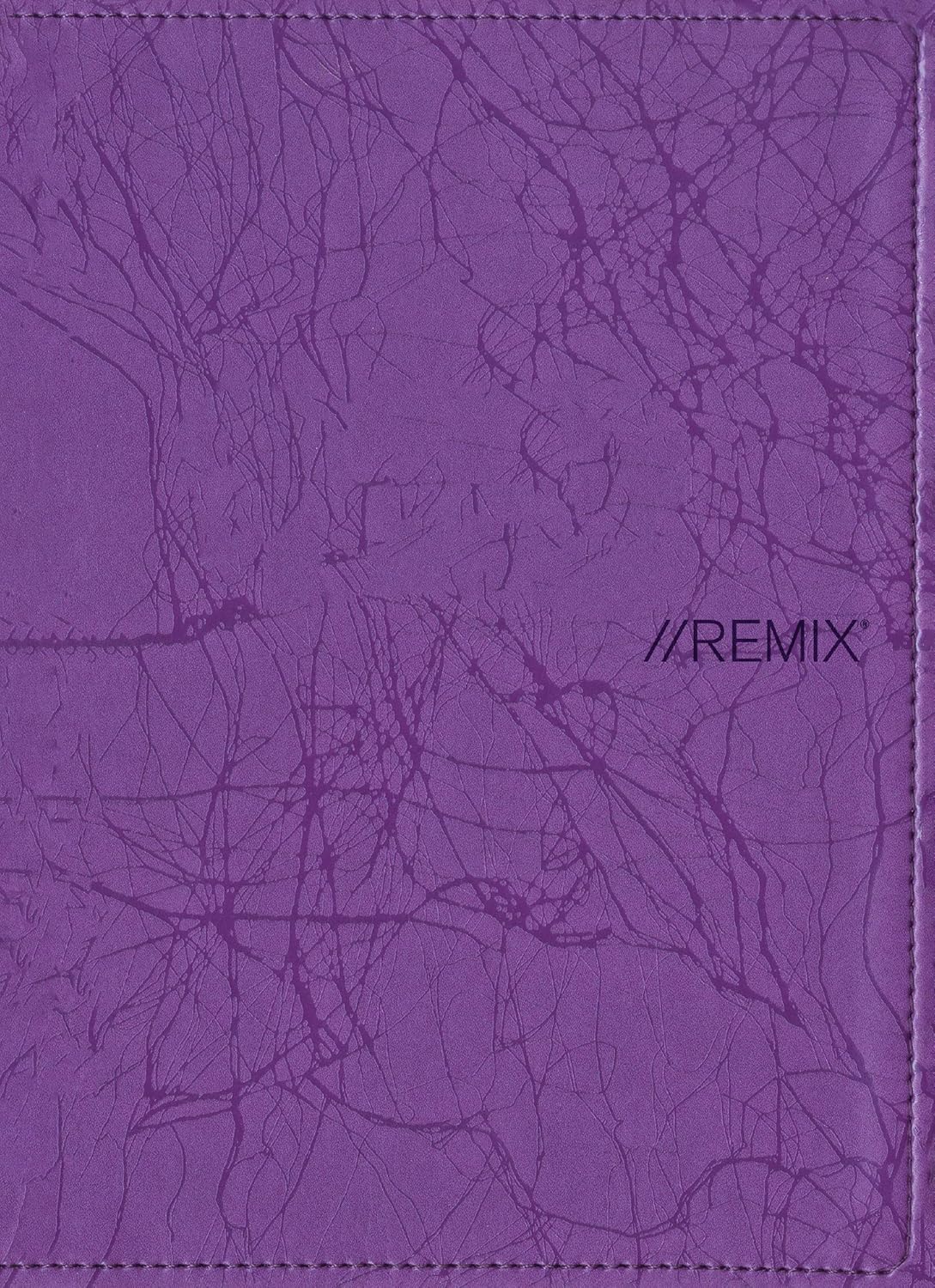 Message//Remix, The: The Bible in Contemporary Language: Purple Swirl Leather-Look Imitation Leather