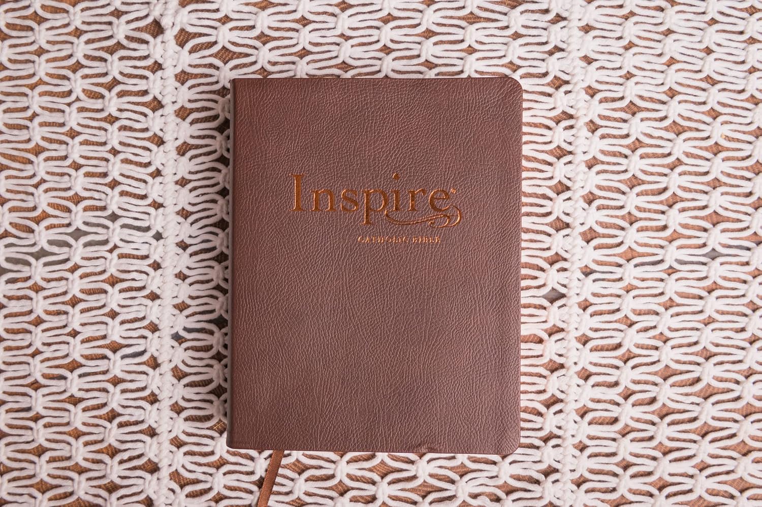 Inspire Catholic Bible NLT (Leatherlike, Dark Brown) Imitation Leather